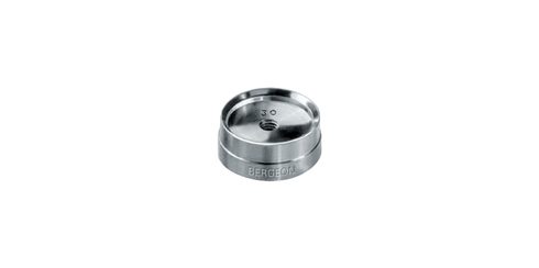 Forma reversível Bergeon para prensa de vidros - 25 x 24 mm