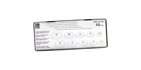 Sortido 10 formas embutir Horotec - vidros planos - 15 a 40 mm