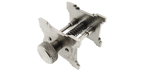 Suporte com parafuso para movimentos quartz
