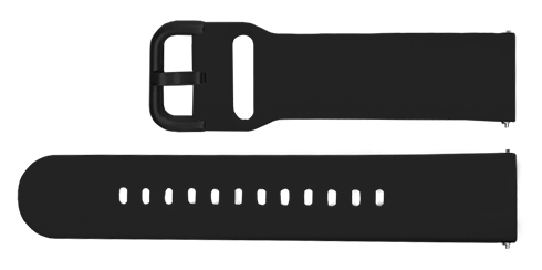 Bracelete Reacel - Preto - várias medidas - Para relógios Smartwatch