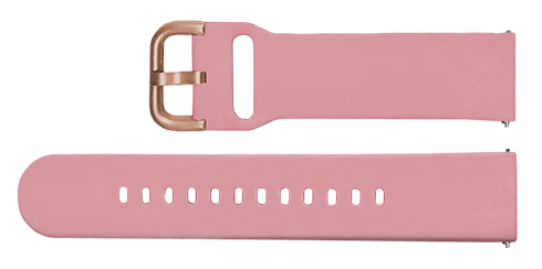 Bracelete Reacel - Rosa pálido - várias medidas - Para relógios Smartwatch