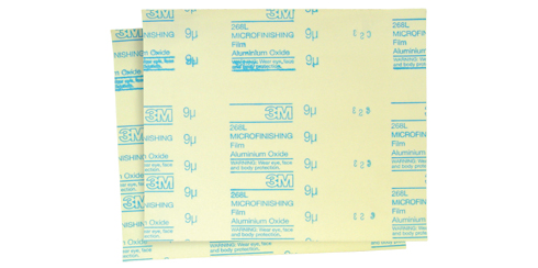 Folha de lixa 3M autocolante - Grão 9 microns