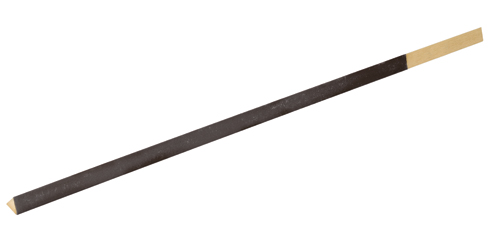 Lixa nº 1200 Horotec em suporte de madeira triangular
