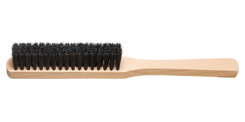 Escova de limpeza com 4 fileiras de cerdas pretas