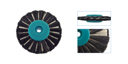 Escova circular em nylon e tela - 55 x 4 mm F: 6 mm