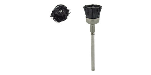 Escova em cerda preta com ponteira - 9 x 7 mm - 2,35 mm