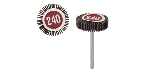 Lixa circular folhas de grão 240 com ponteira - 20 x 5 mm - 2,35 mm