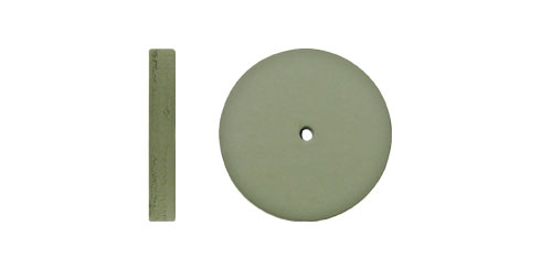 Disco de silicone cinzento para polir metais preciosos - 3 x 22 mm