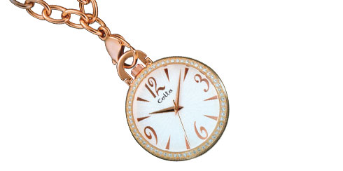 Relógio de bolso quartz de senhora - acessório de moda Celta