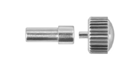 Coroa aço cromo com rosca e tubo - 0.90 x 6.50 x 2.50 mm