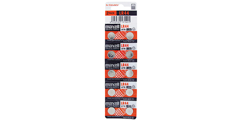 Pilha Maxell LR44 - 1.55V Micro Alcalina - Blister de 10