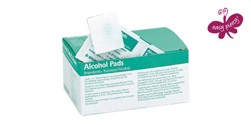 Toalhitas anti-sépticas Easy Piercy (100 un.)