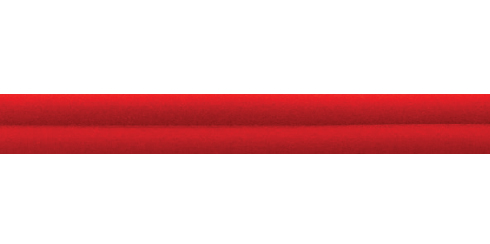 Fio vermelho de PVC redondo - 3 mm x 1m