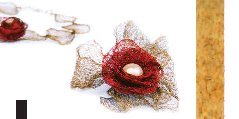 Malha metálica dourada - 6 mm x 91 cm