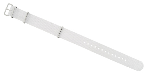 Bracelete nato branco - 20 mm Reacel