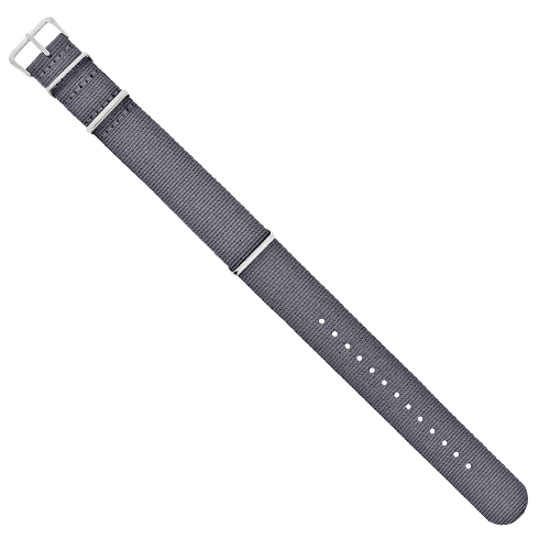Bracelete nato cinza - 20 mm Reacel