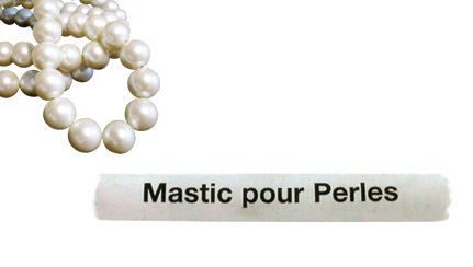 Massa branca para corrigir imperfeições em pérolas - 10 g