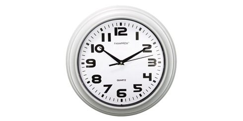 Relógio analógico de parede - 30,5 cm Timemark