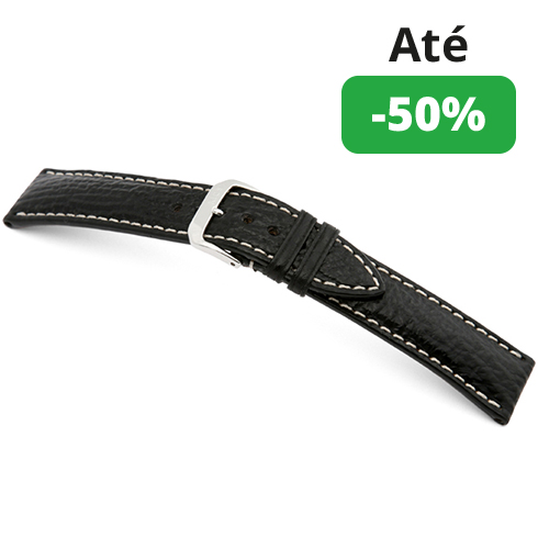 Bracelete Tubarão genuíno – Preto Rios