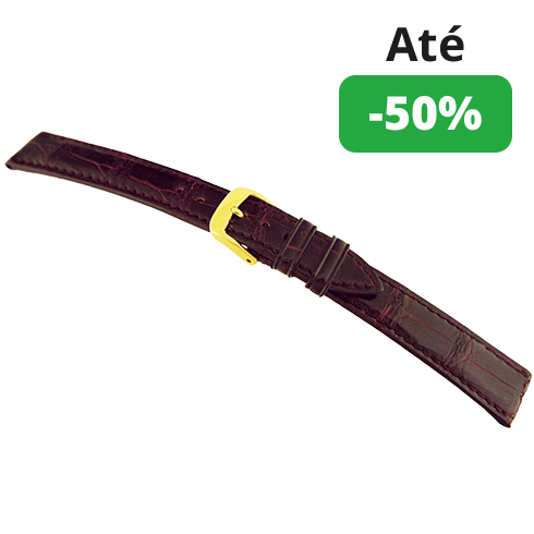 Bracelete Jacaré genuíno – Bordeaux Rios