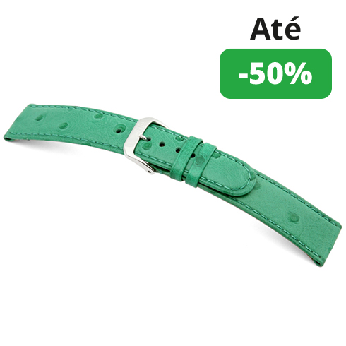 Bracelete Calfe - Avestruz - Verde maçã Rios