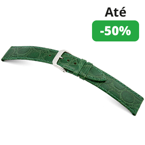 Bracelete calfe - Crocodilo - Verde maçã Rios