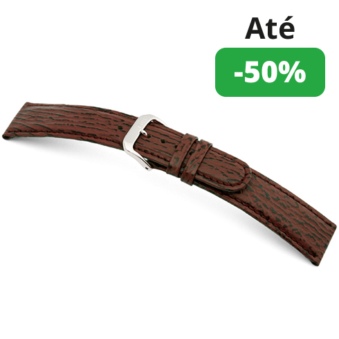 Bracelete Tubarão Genuíno - Castanho Rios