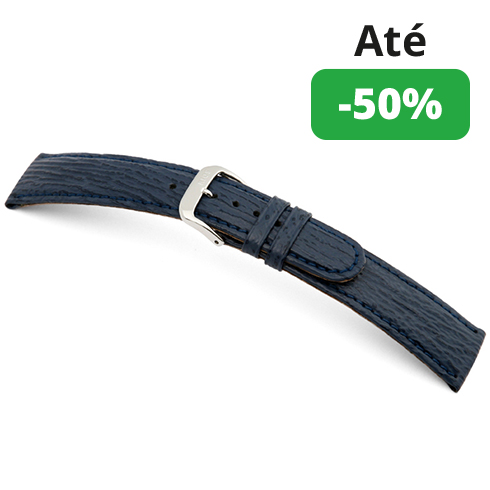 Bracelete Tubarão Genuíno - Azul marinho Rios