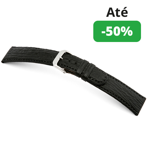 Bracelete Tubarão Genuíno - Preto Rios