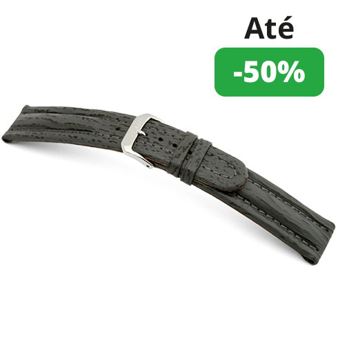 Bracelete Tubarão Genuíno - Cinza Rios