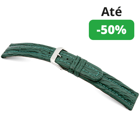 Bracelete Tubarão Genuíno - Verde Rios