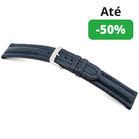Bracelete Tubarão Genuíno - Azul marinho Rios