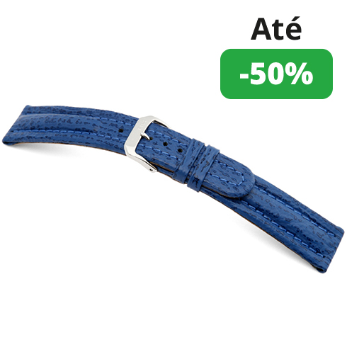 Bracelete Tubarão Genuíno - Azul royal Rios