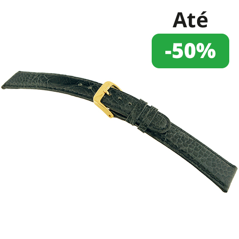 Bracelete Avestruz Genuína - Cinza Rios