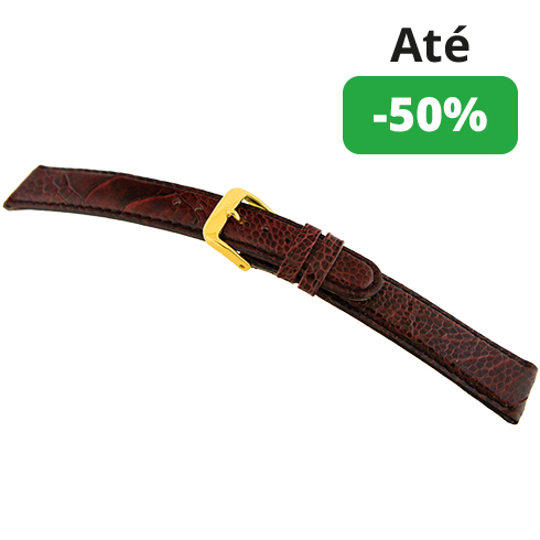 Bracelete Avestruz Genuína - Bordeaux Rios