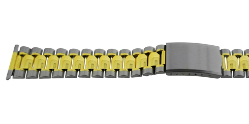 Bracelete - 20 mm - fecho comprido Bicolor Reacel