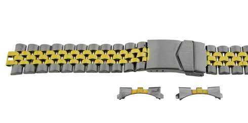 Bracelete - terminal cuvo - fecho de segurança Bicolor Reacel