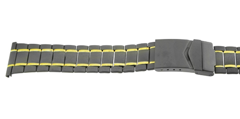Bracelete - 20 mm - fecho de segurança Bicolor Reacel