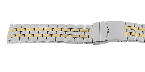 Bracelete - 20 mm - fecho de segurança Bicolor Reacel
