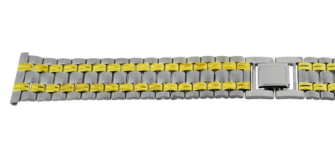 Bracelete - 20 mm - fecho de separar Bicolor Reacel