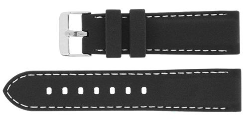 Bracelete - Preto - Costura branca Reacel