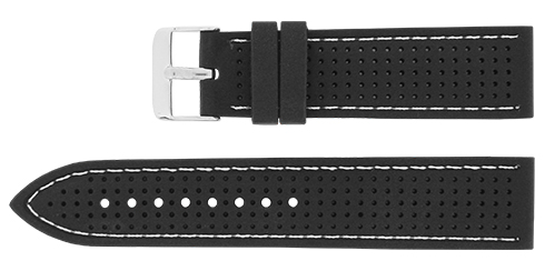 Bracelete - Preto - Costura branca Reacel