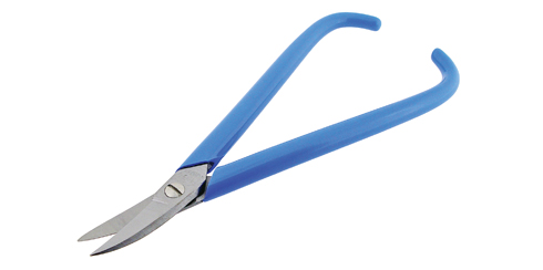 Tesoura de ourives isolada - 175 mm - bico curvo