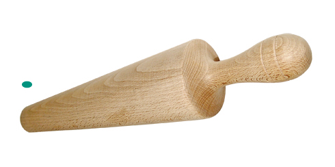 Adrasta oval, em faia, para endireitar escravas - 390 mm