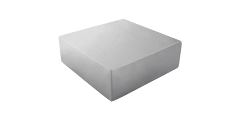 Tais em aço liso para malhar e moldar metais - 64 x 64 mm