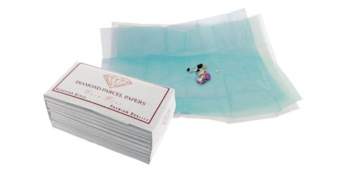 Papel para diamantes azul - 25un