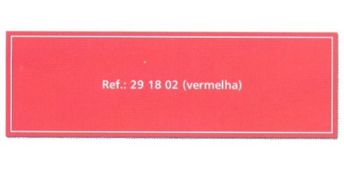 Placa autocolante em alumínio anodizado - 95 x 35 mm
