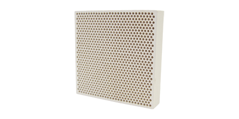 Placa cerâmica com furos para soldar - 95 x 95 x 20 mm