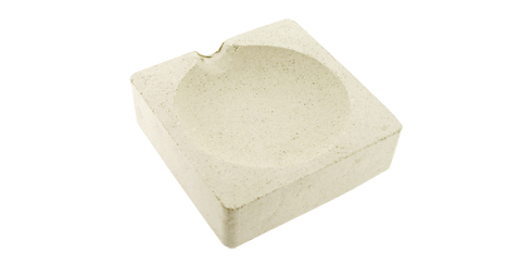 Cadinho em cerâmica refratária - 70 x 70 mm