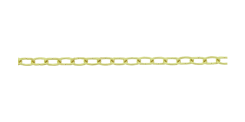 Corrente em latão -  5.5 x 4.1 x 0.7 mm